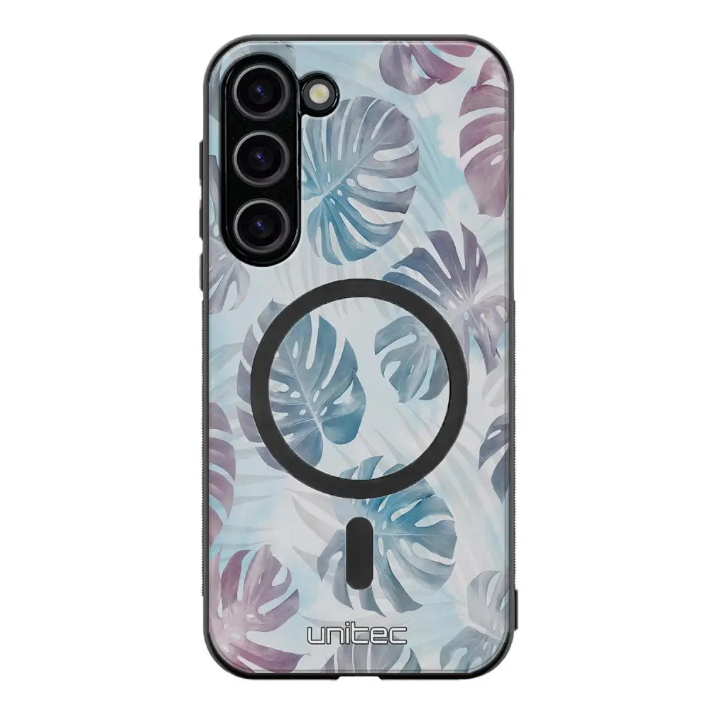 Samsung Galaxy S23 kukka suojakuoret - Monstera Texture