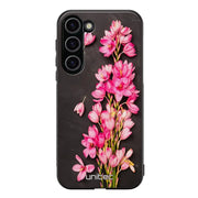 Samsung Galaxy S23 kukka suojakuoret - Pink Flowers - Ei