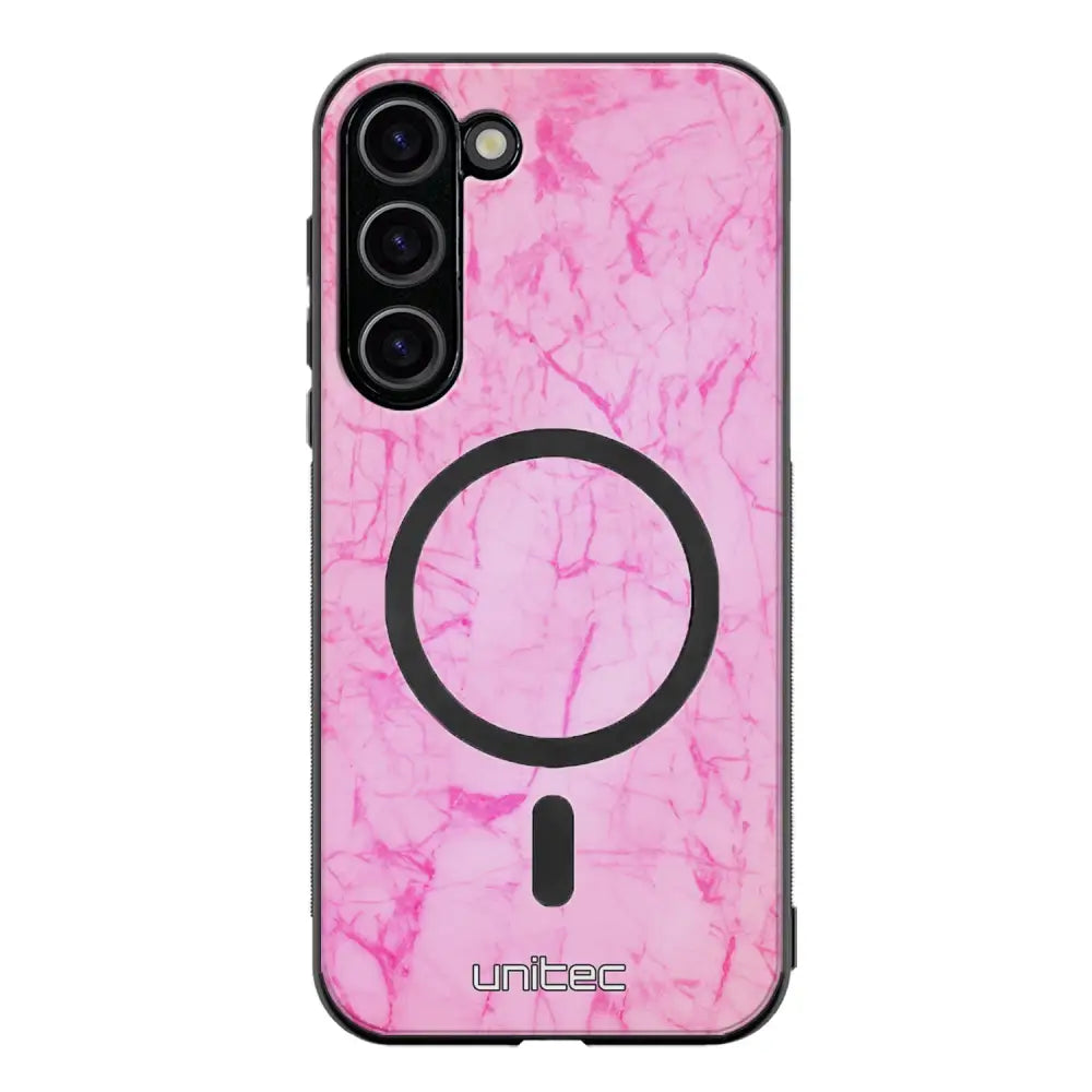 Samsung Galaxy S23 marmori suojakuoret - Light Pink Marble