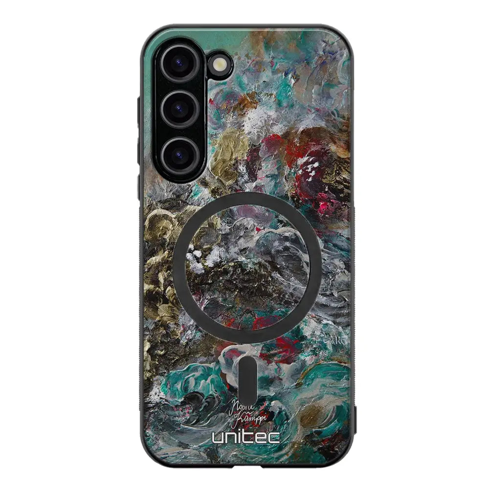 Samsung Galaxy S23 modern art suojakuoret - Heart Knows - Noora Kämppi