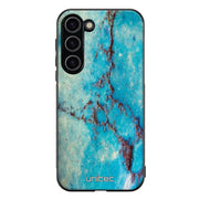 Samsung Galaxy S23 Plus marmori suojakuoret - Turquoise Marble - Ei