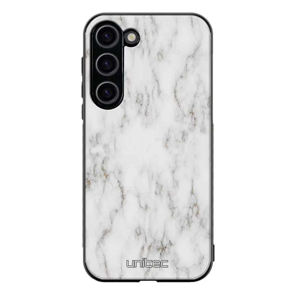 Samsung Galaxy S23 Plus marmori suojakuoret - White Marble - Ei