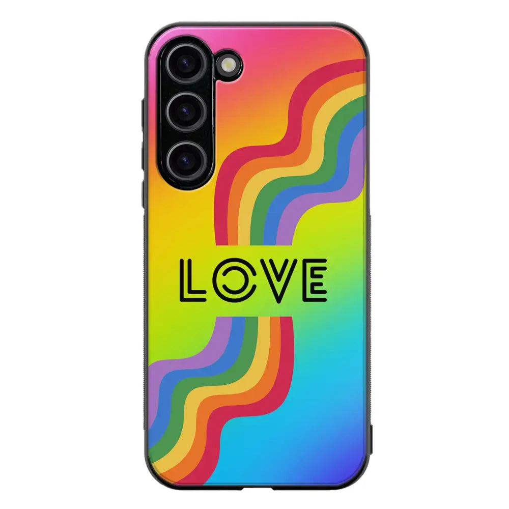Samsung Galaxy S23 Plus pride suojakuoret - Love - Ei