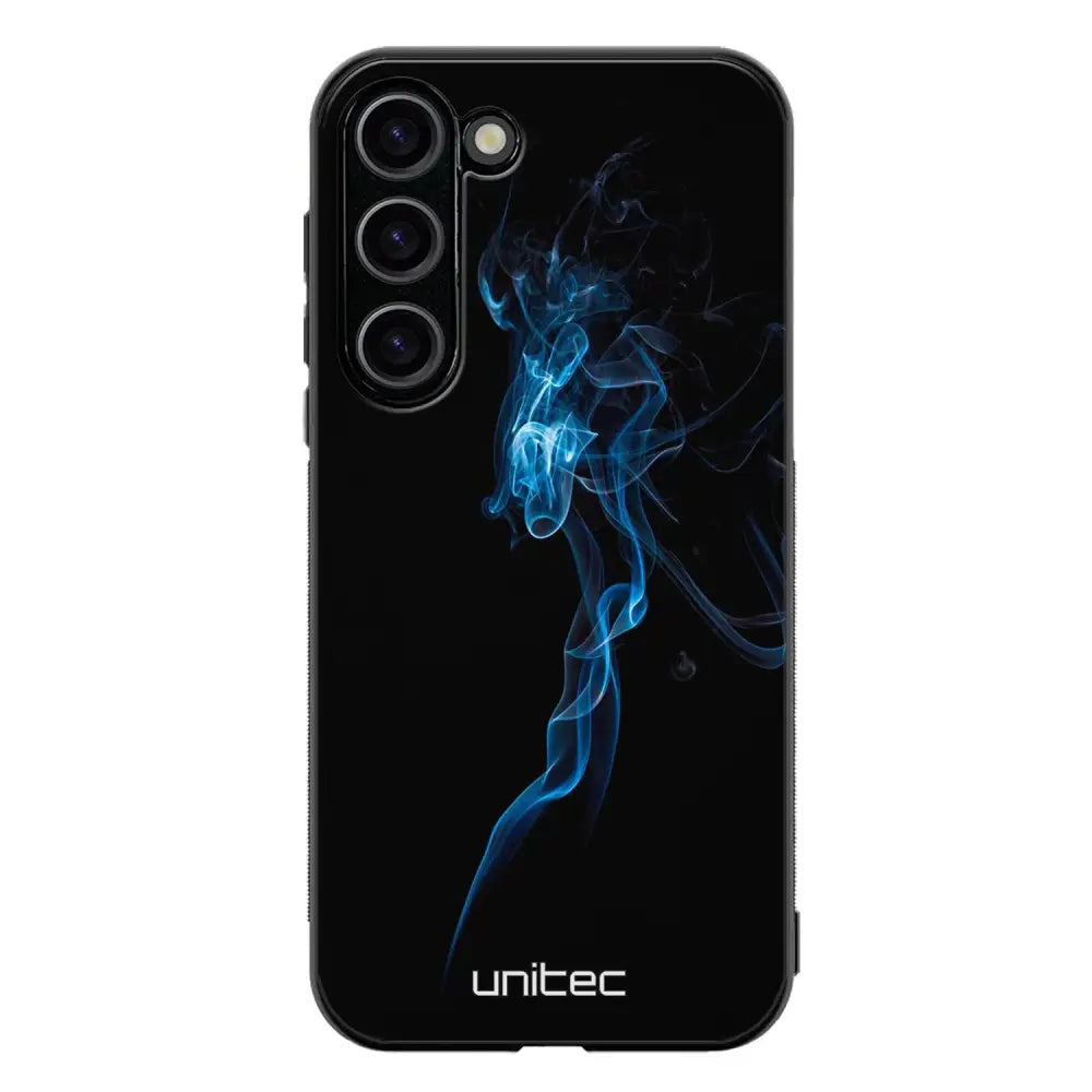 Samsung Galaxy S23 Plus suojakuoret - Blue Smoke On Black - Ei