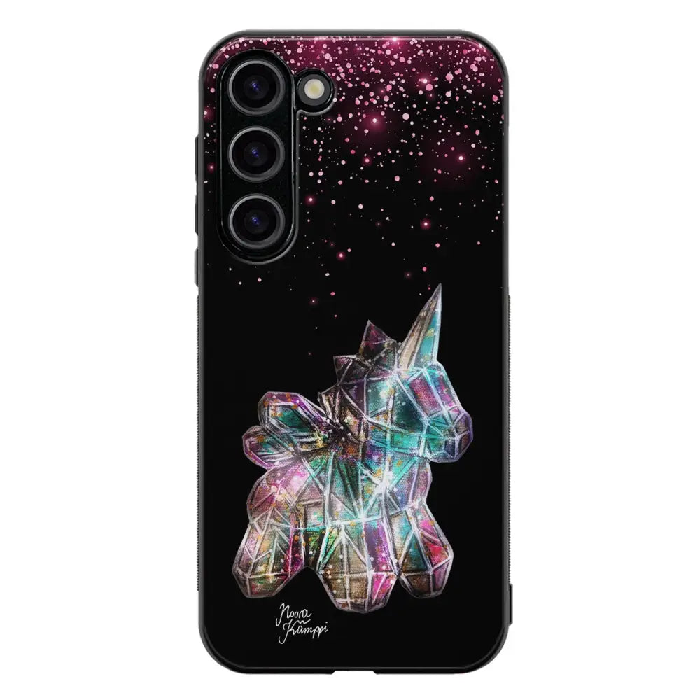 Samsung Galaxy S23 Plus unicorn suojakuoret - Pinkki - Noora Kämppi - Ei