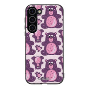 Samsung Galaxy S23 suojakuoret - Purple Teddy Bear - Ei