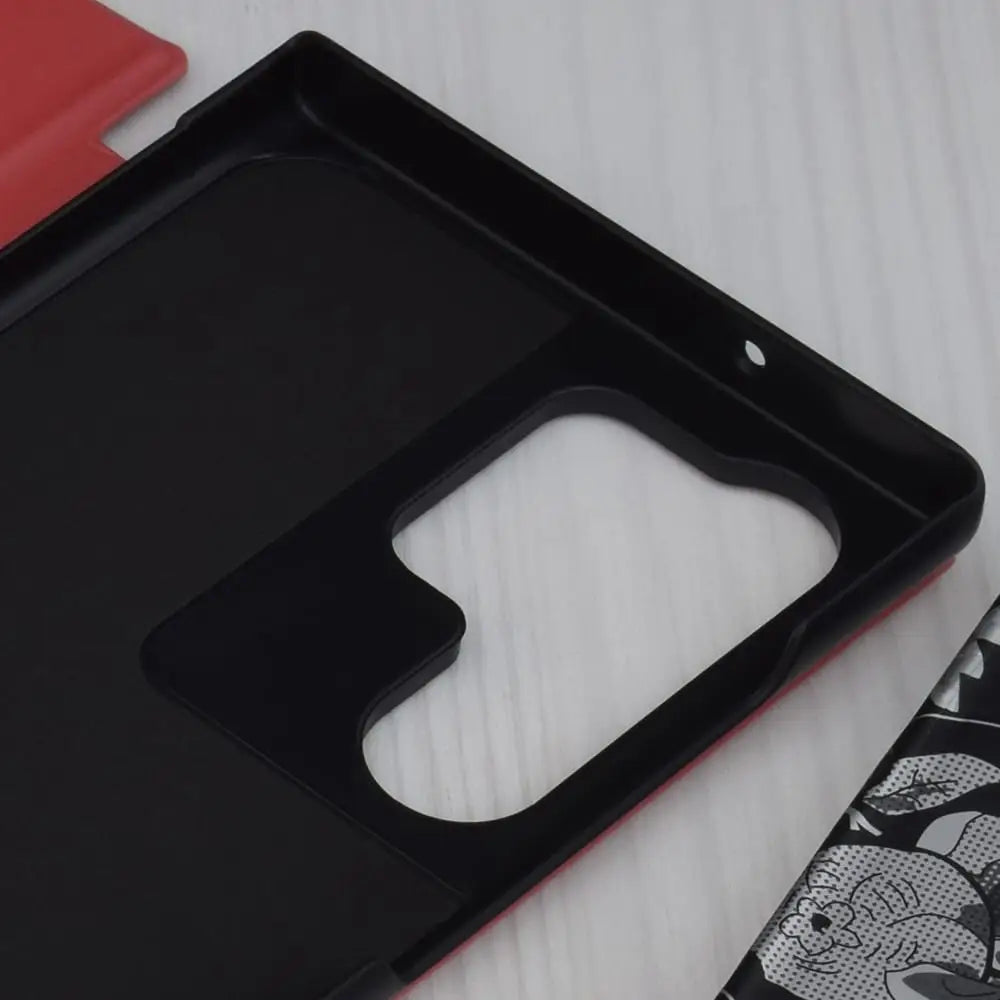 Samsung Galaxy S23 Ultra Flip suojakuori - Punainen