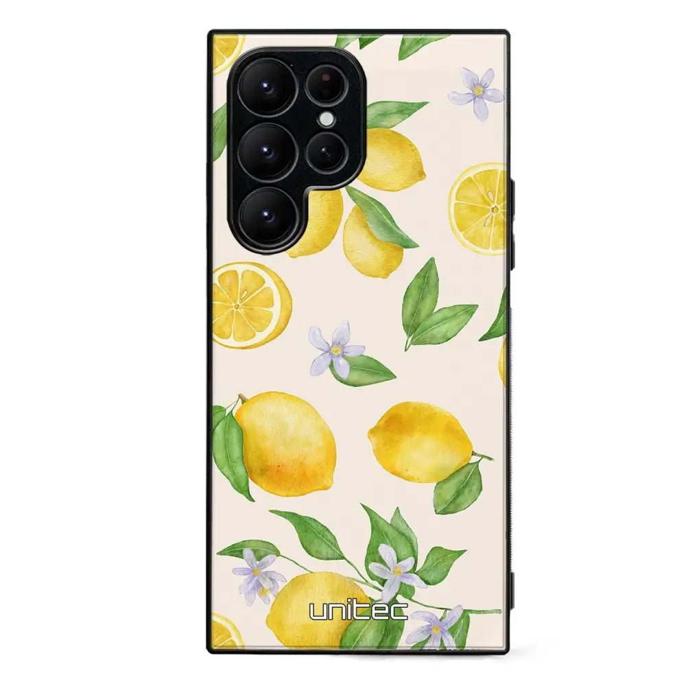 Samsung Galaxy S23 Ultra hedelmä suojakuoret - Lemon - Ei