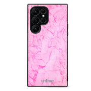 Samsung Galaxy S23 Ultra marmori suojakuoret - Light Pink Marble - Ei