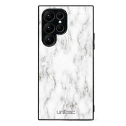 Samsung Galaxy S23 Ultra marmori suojakuoret - White Marble - Ei
