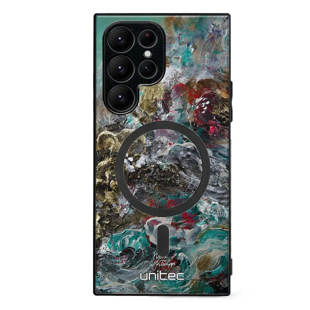 Samsung Galaxy S23 Ultra modern art suojakuoret - Heart Knows - Noora Kämppi