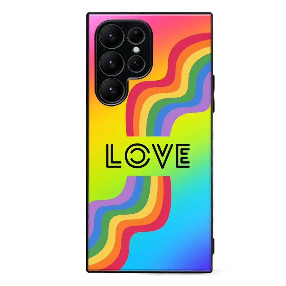 Samsung Galaxy S23 Ultra pride suojakuoret - Love - Ei