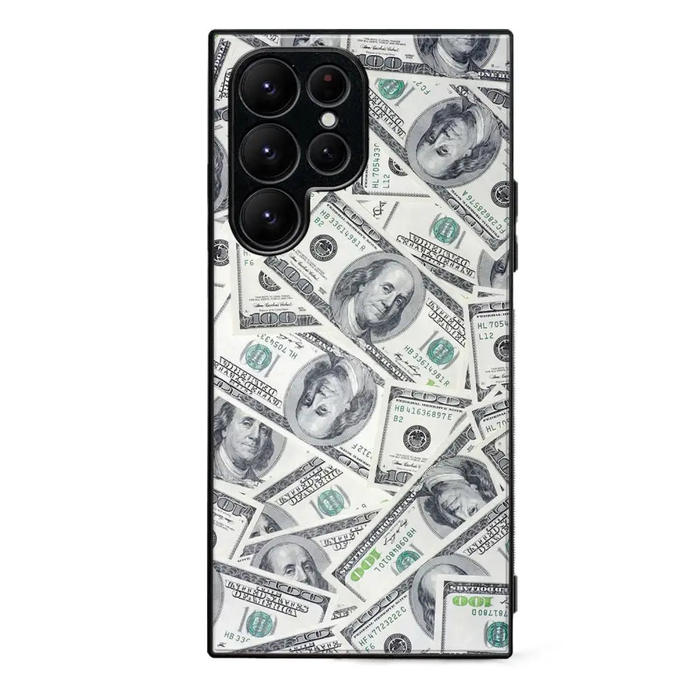 Samsung Galaxy S23 Ultra seteli suojakuoret - Dollarit - Ei