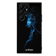 Samsung Galaxy S23 Ultra suojakuoret - Blue Smoke On Black - Ei