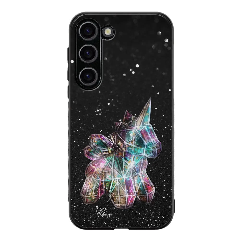 Samsung Galaxy S23 unicorn suojakuoret - Valkoinen - Noora Kämppi - Ei
