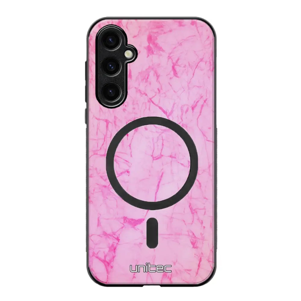 Samsung Galaxy S24 marmori suojakuoret - Light Pink Marble