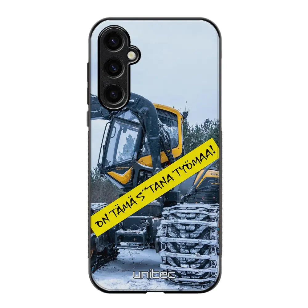 Samsung Galaxy S24 meemi suojakuoret - Työmaa - Ei