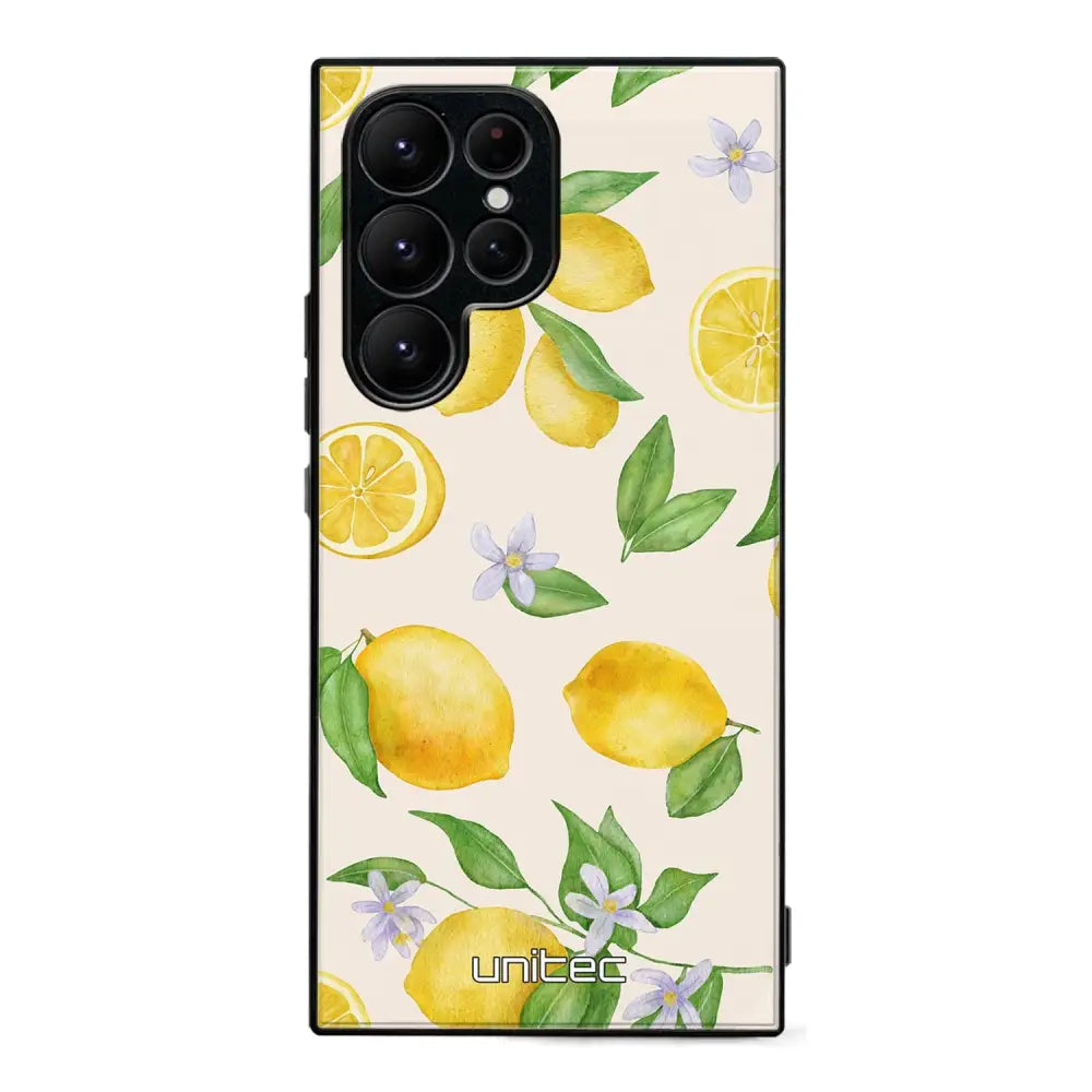 Samsung Galaxy S24 Ultra hedelmä suojakuoret - Lemon - Ei