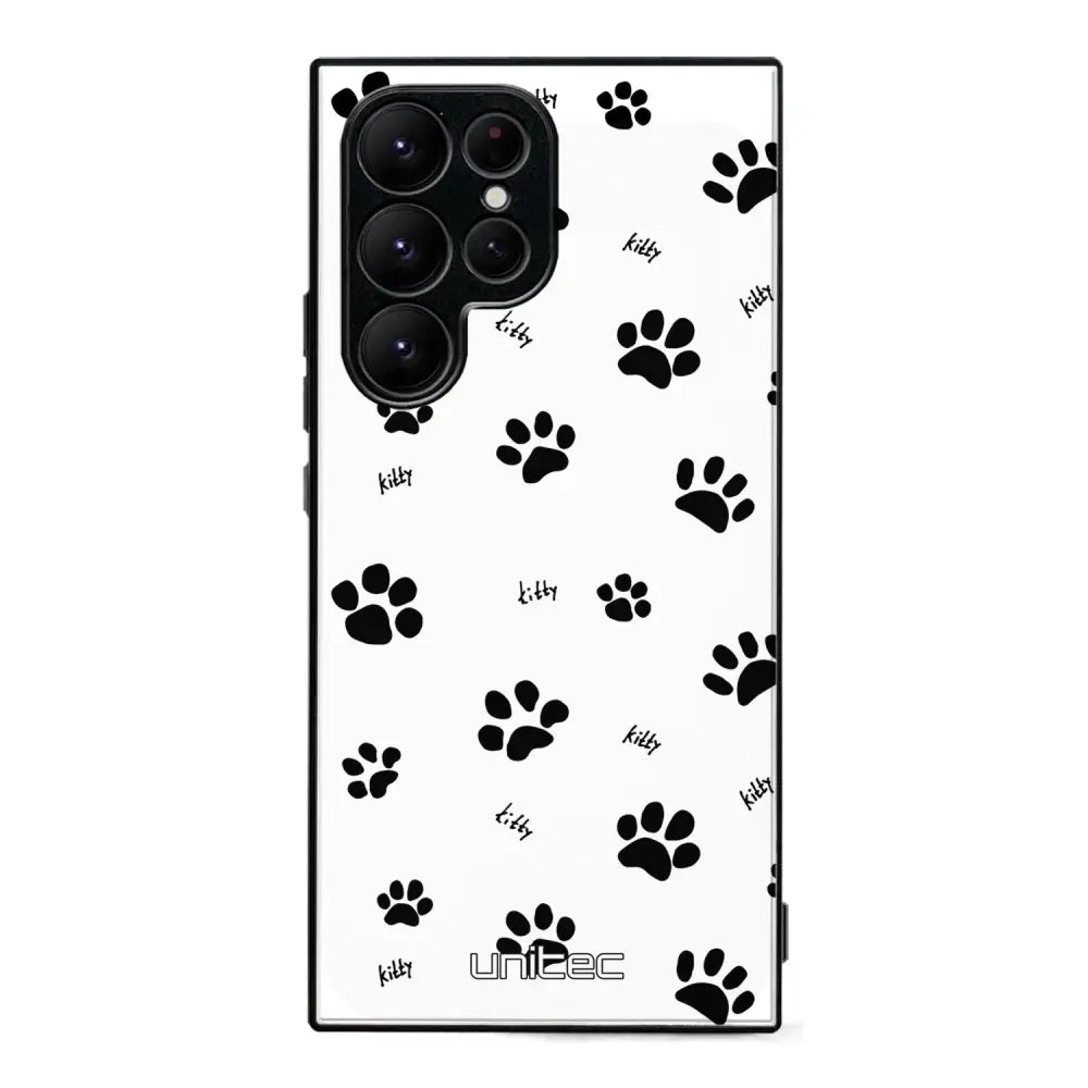 Samsung Galaxy S24 Ultra kissa suojakuoret - Cat Paws - Ei