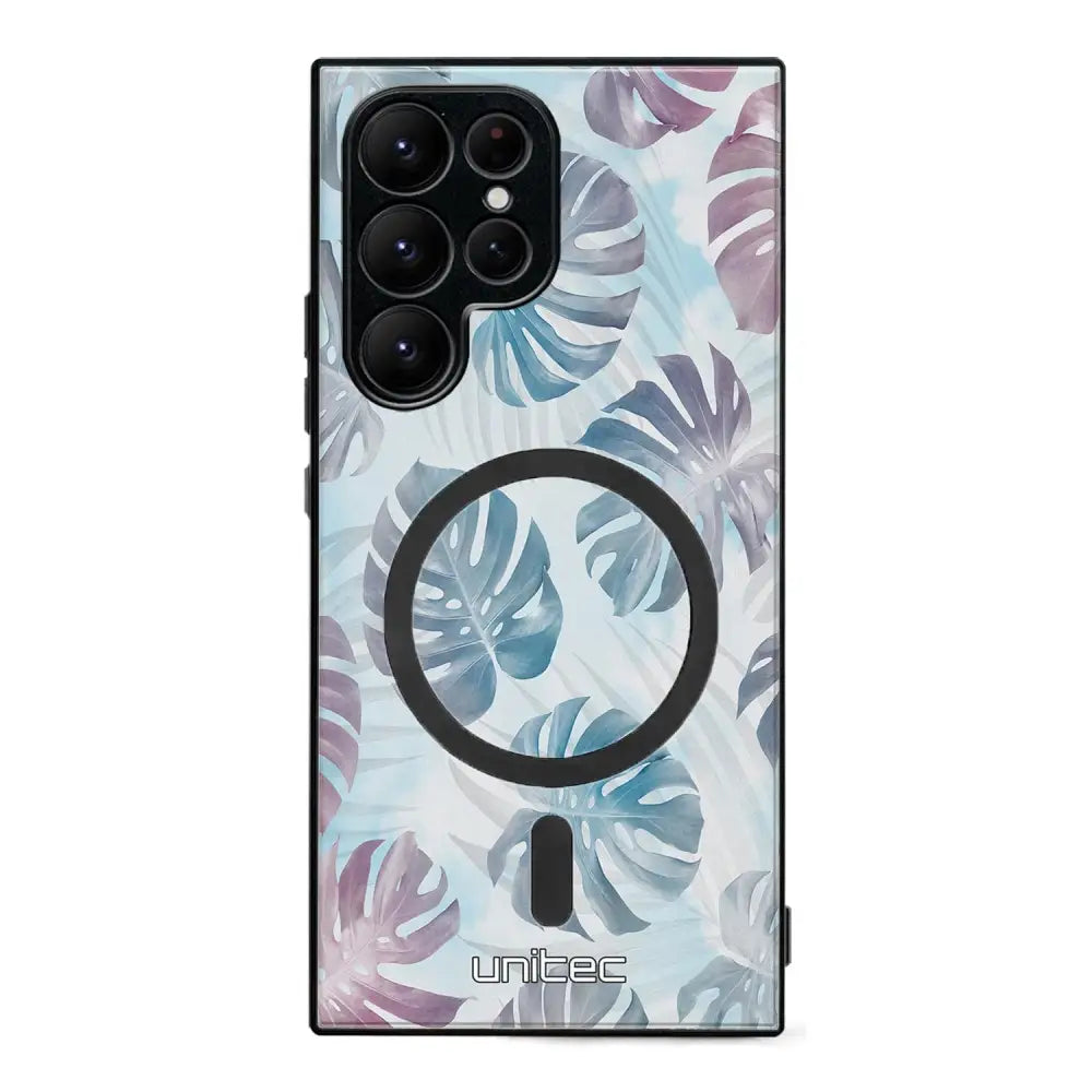 Samsung Galaxy S24 Ultra kukka suojakuoret - Monstera Texture