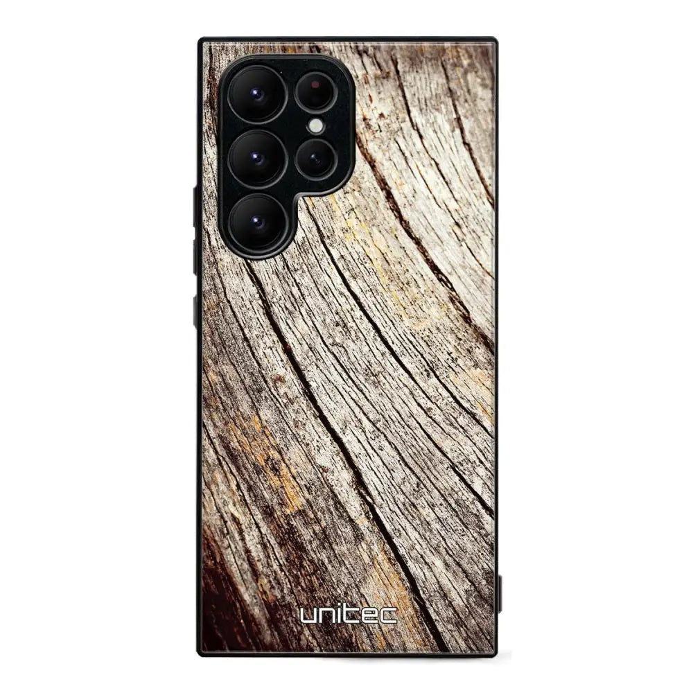 Samsung Galaxy S24 Ultra suojakuoret - Wooden Stump - Ei
