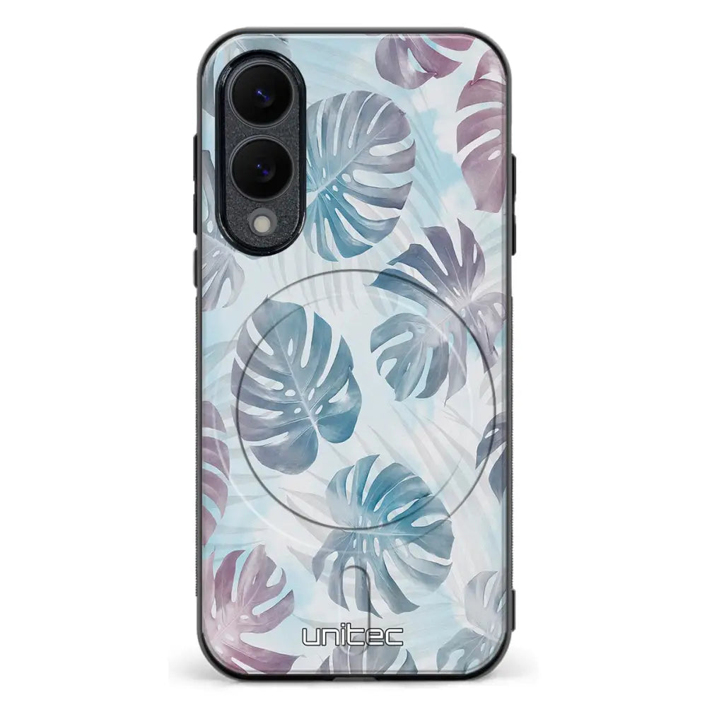 Samsung Galaxy S25 Edge kukka suojakuoret Monstera Texture