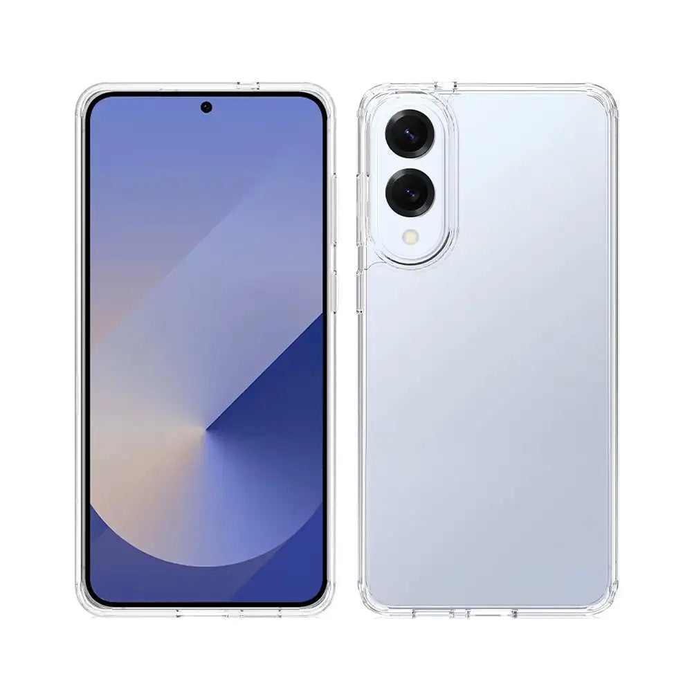 Samsung galaxy S25 Edge Silikonisuoja Läpinäkyvä