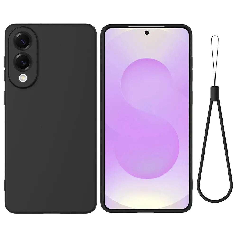 Samsung Galaxy S25 Edge Silikonisuoja - Musta