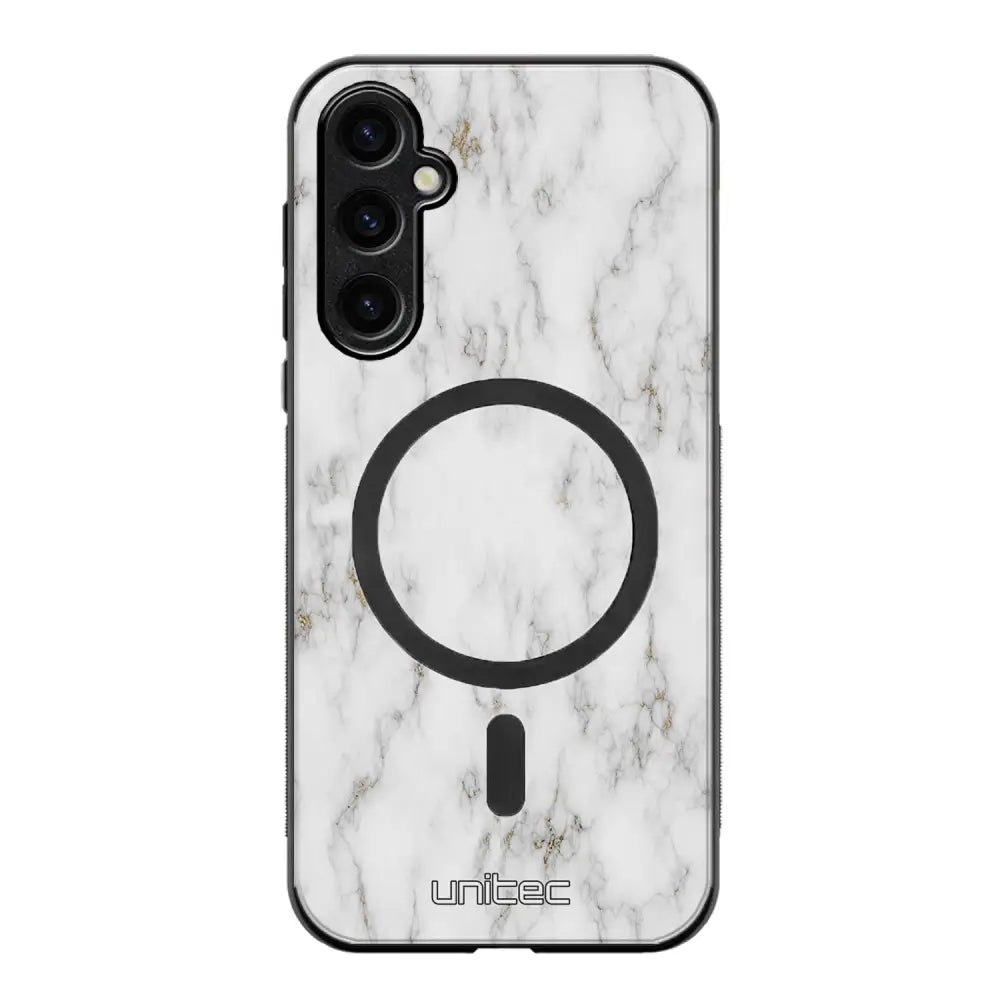 Samsung Galaxy S25 marmori suojakuoret - White Marble
