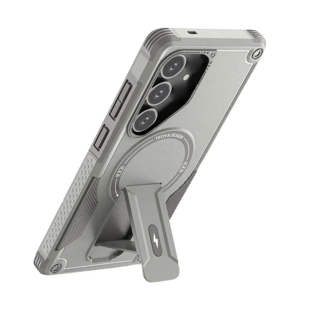 Samsung Galaxy S25 Plus Armor MagSafe kuoret - Harmaa