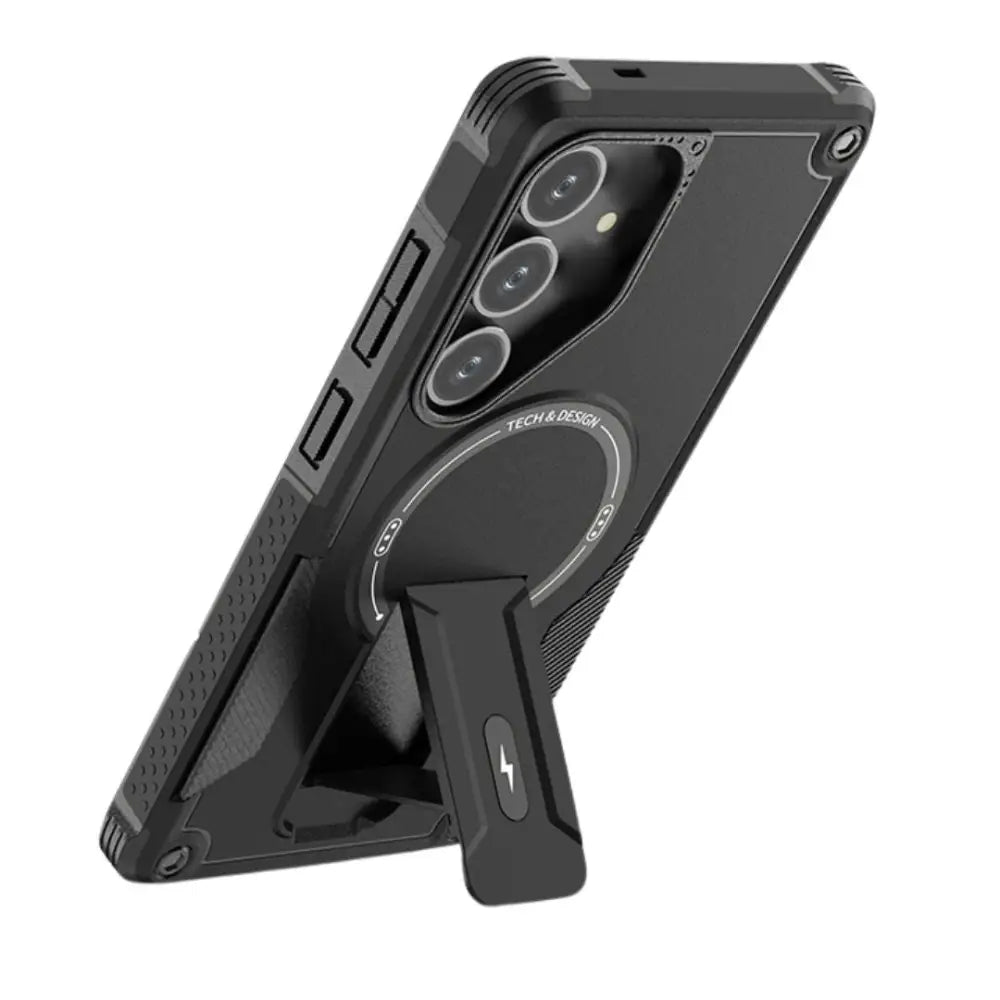 Samsung Galaxy S25 Plus Armor MagSafe kuoret - Musta