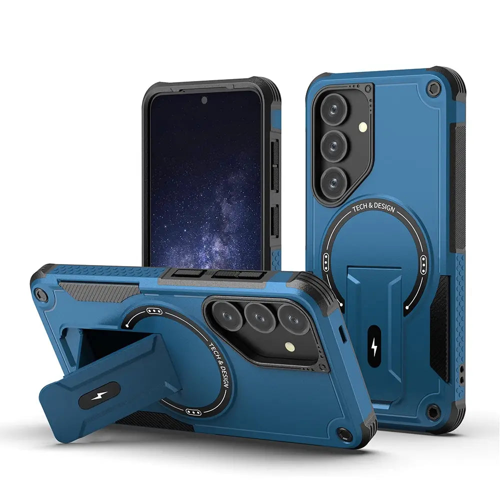 Samsung Galaxy S25 Plus Armor MagSafe kuoret - Sininen