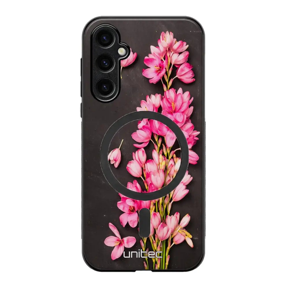 Samsung Galaxy S25 Plus kukka suojakuoret - Pink Flowers