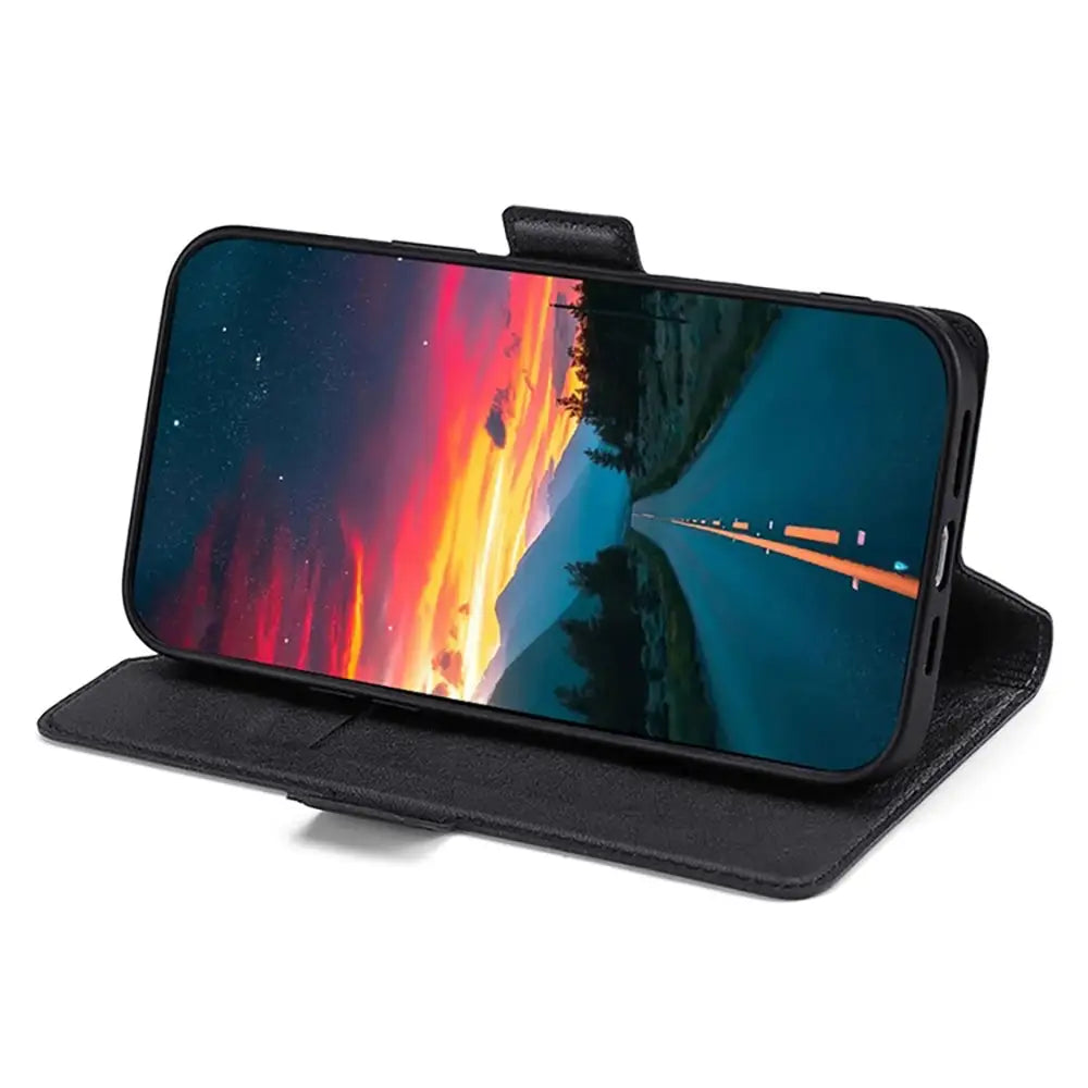 Samsung Galaxy S25 Plus Lompakko Suojakotelo - Musta