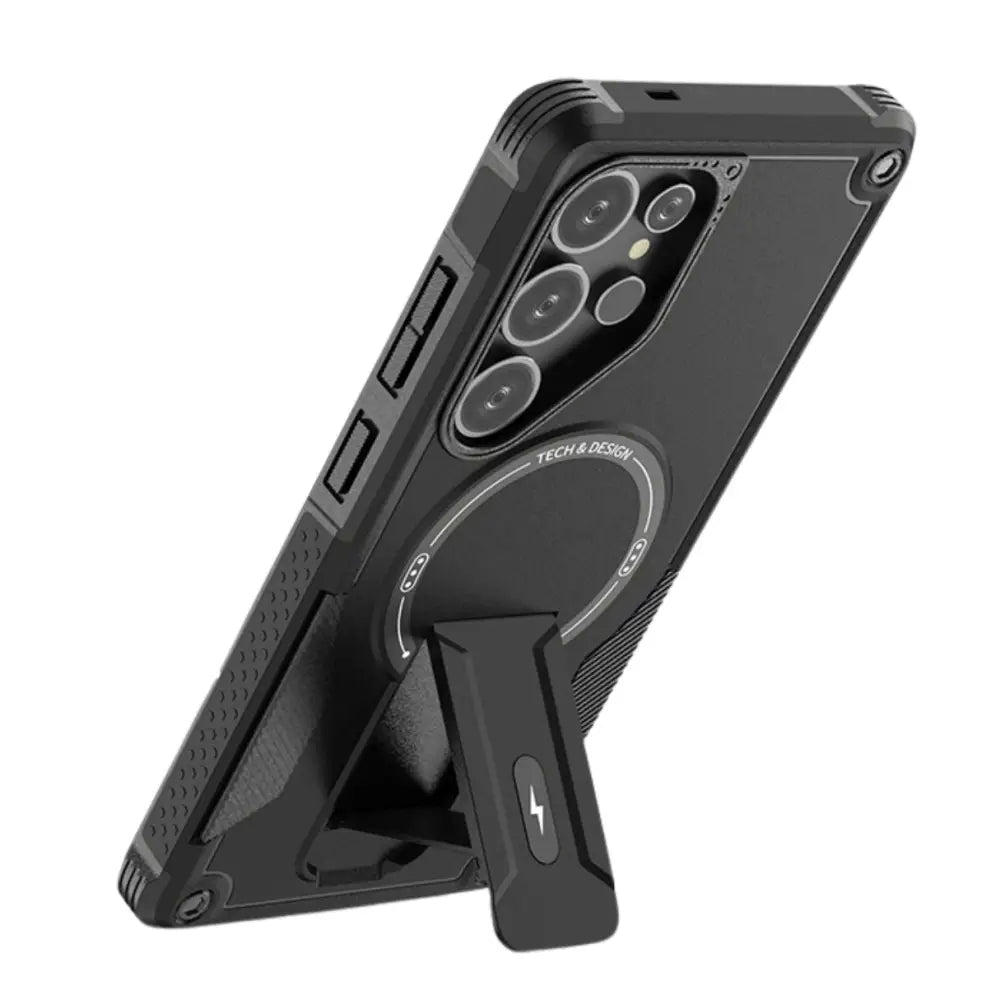 Samsung Galaxy S25 Ultra Armor MagSafe kuoret - Musta