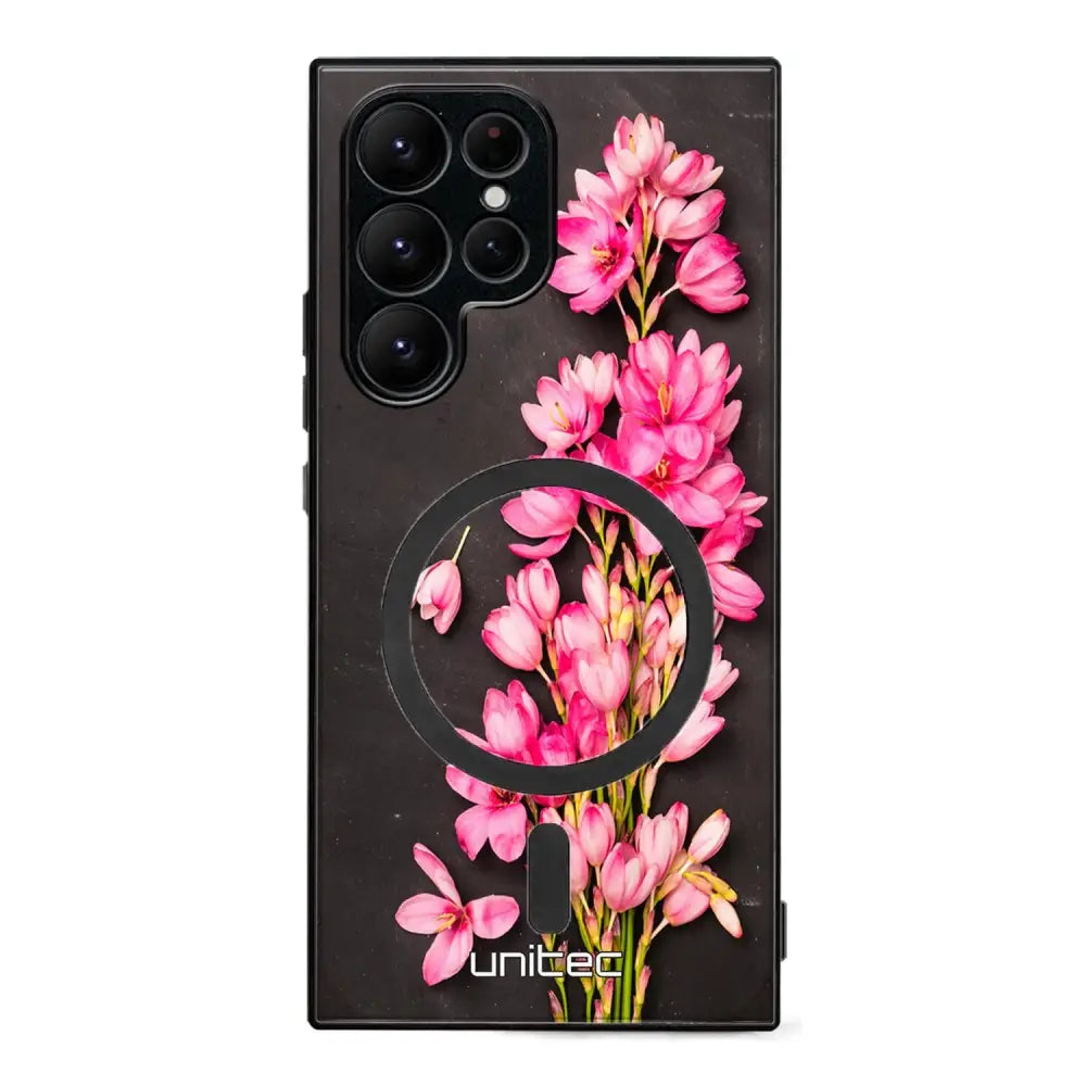 Samsung Galaxy S25 Ultra kukka suojakuoret - Pink Flowers
