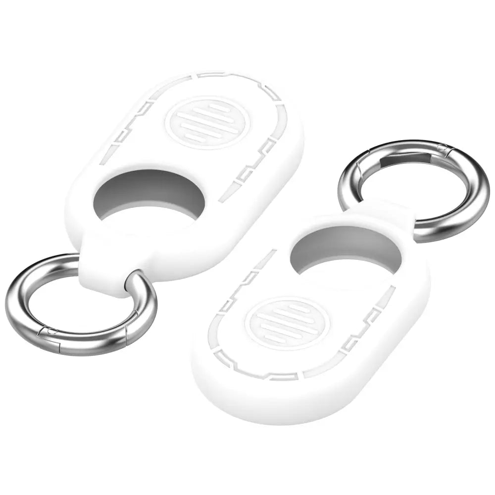 Samsung Galaxy SmartTag 2 Silikonikotelo avaimenperällä - Valkoinen