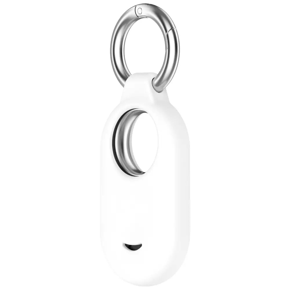 Samsung Galaxy SmartTag 2 Silikonikotelo avaimenperällä - Valkoinen