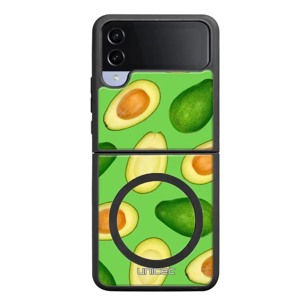 Samsung Galaxy Z Flip 4 hedelmä suojakuoret - Avocados