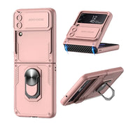 Samsung Galaxy Z Flip 4 Iskunkestävä suojakuori - Pinkki