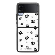 Samsung Galaxy Z Flip 4 kissa suojakuoret - Cat Paws - Ei