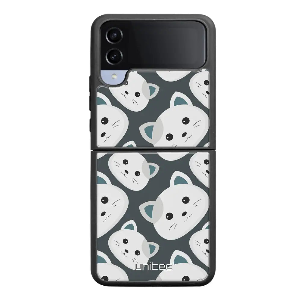 Samsung Galaxy Z Flip 4 kissa suojakuoret - Kittens - Ei