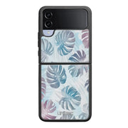 Samsung Galaxy Z Flip 4 kukka suojakuoret - Monstera Texture - Ei
