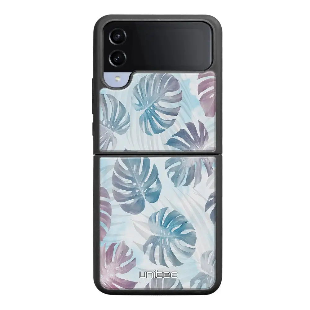 Samsung Galaxy Z Flip 4 kukka suojakuoret - Monstera Texture - Ei