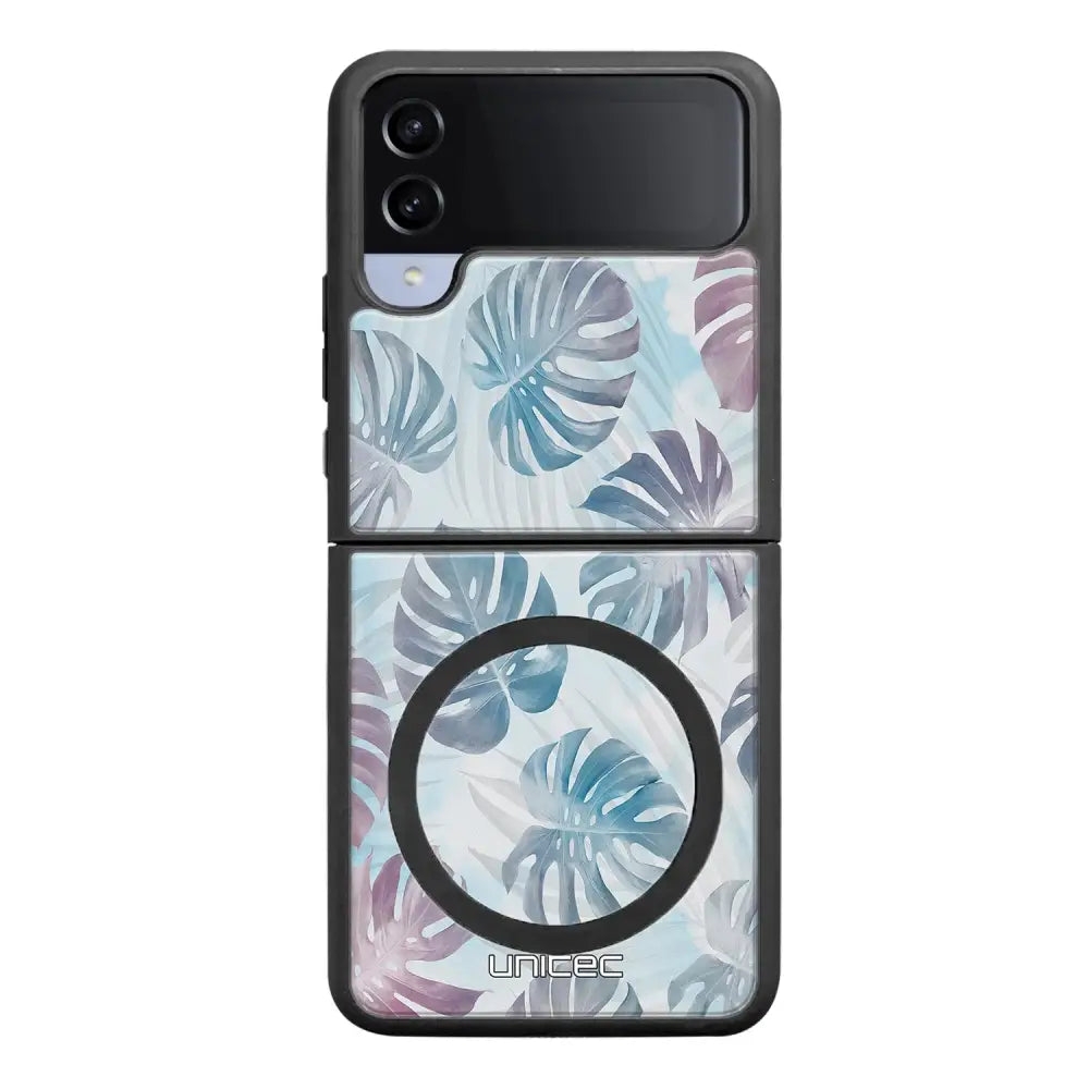 Samsung Galaxy Z Flip 4 kukka suojakuoret - Monstera Texture