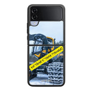 Samsung Galaxy Z Flip 4 meemi suojakuoret - Työmaa - Ei