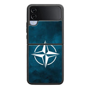 Samsung Galaxy Z Flip 4 nato suojakuoret - Sininen - Ei