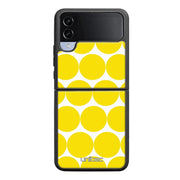 Samsung Galaxy Z Flip 4 pallo suojakuoret - Keltainen Pallo - Ei