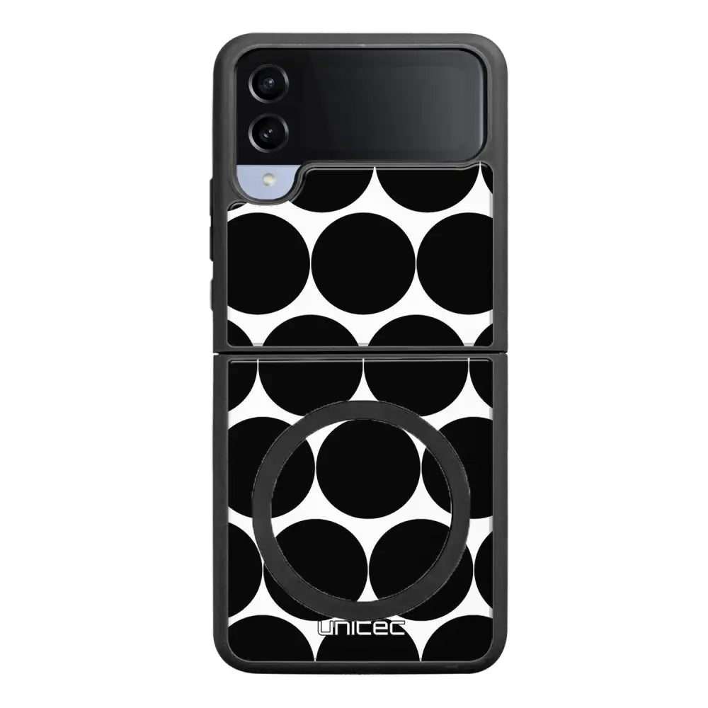 Samsung Galaxy Z Flip 4 pallo suojakuoret - Musta Pallo