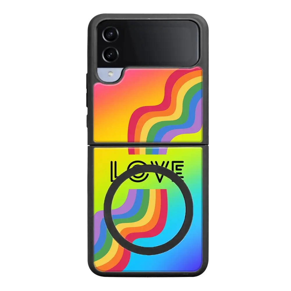 Samsung Galaxy Z Flip 4 pride suojakuoret - Love